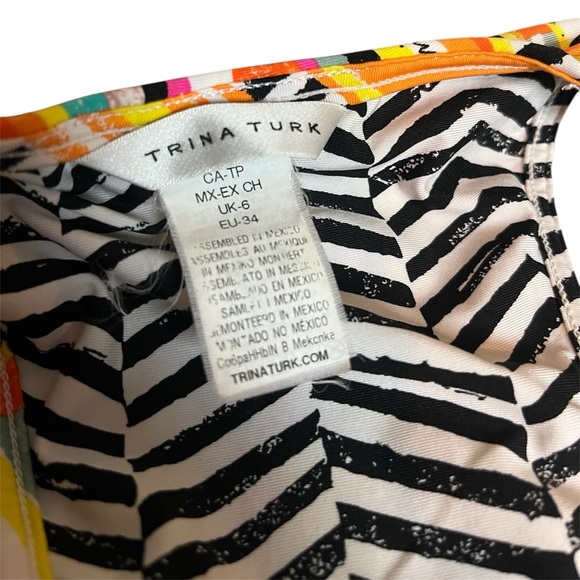 Trina Turk Multicolor Geometric Swim Coverup - Picture 5 of 8